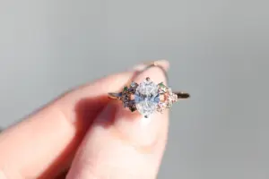 enchanted forest 1ct oval lab diamond