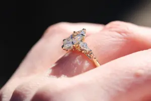 artemisia with 1.6ct marquise lab diamonds