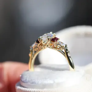 artemisia five stone 10x5mm marquise lab diamond